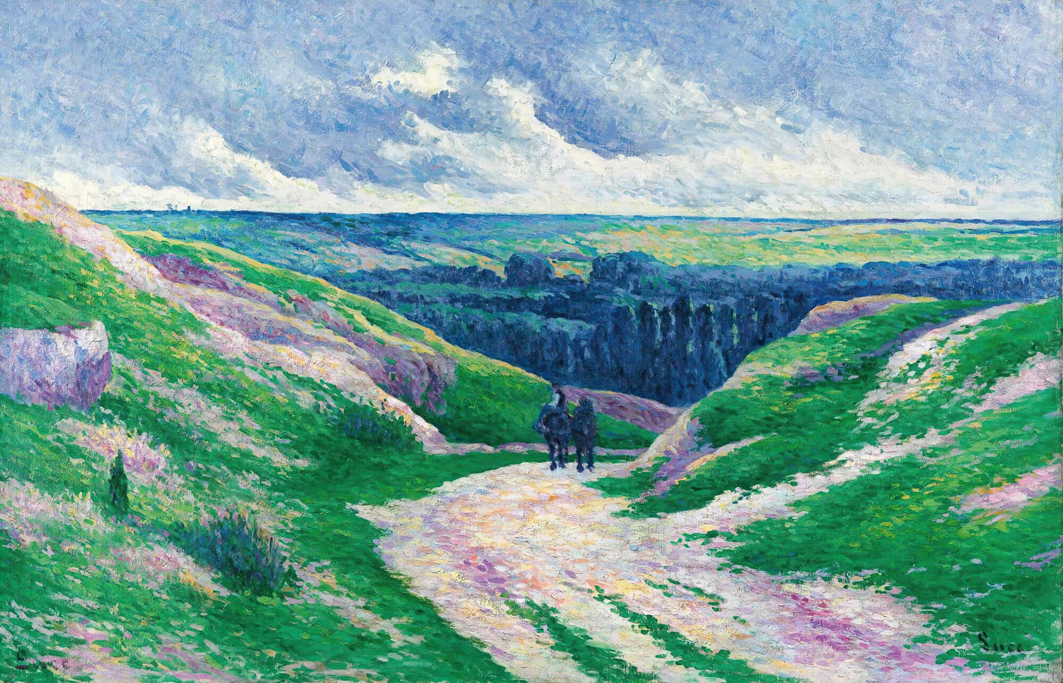 Paysage Pres De Moulineux Sur Oise by Maximilien Luce - Image 2