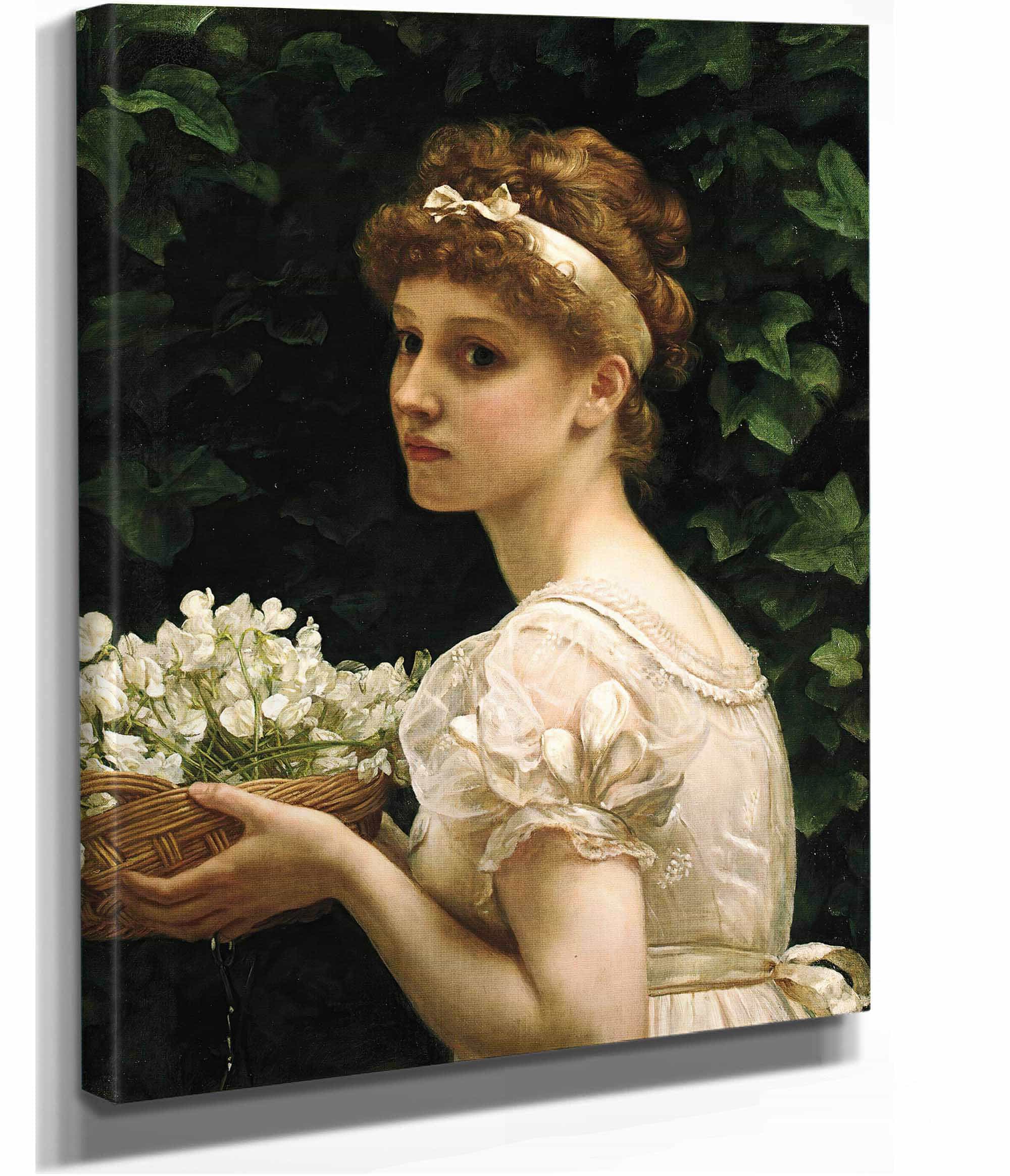 Pea Blossoms by Edward John Poynter - Image 2