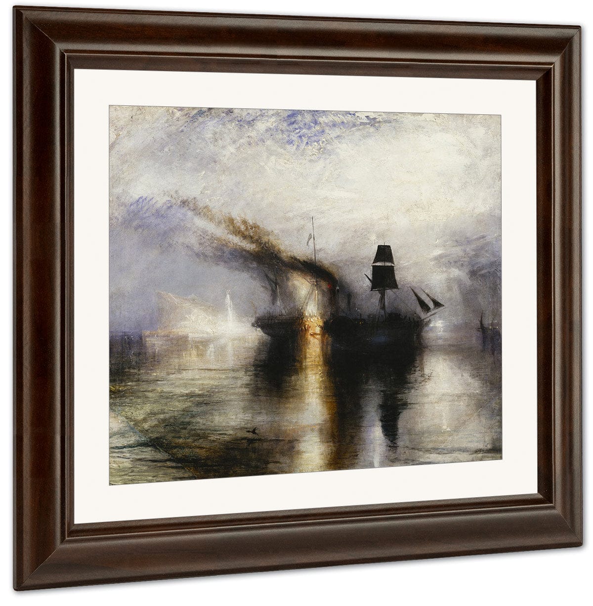 Peace   Burial At Sea Exhibited 1842 By Joseph Mallord William Turner - Image 3