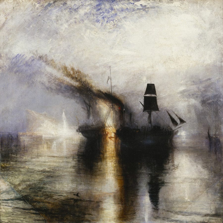 Peace   Burial At Sea Exhibited 1842 By Joseph Mallord William Turner - Image 5