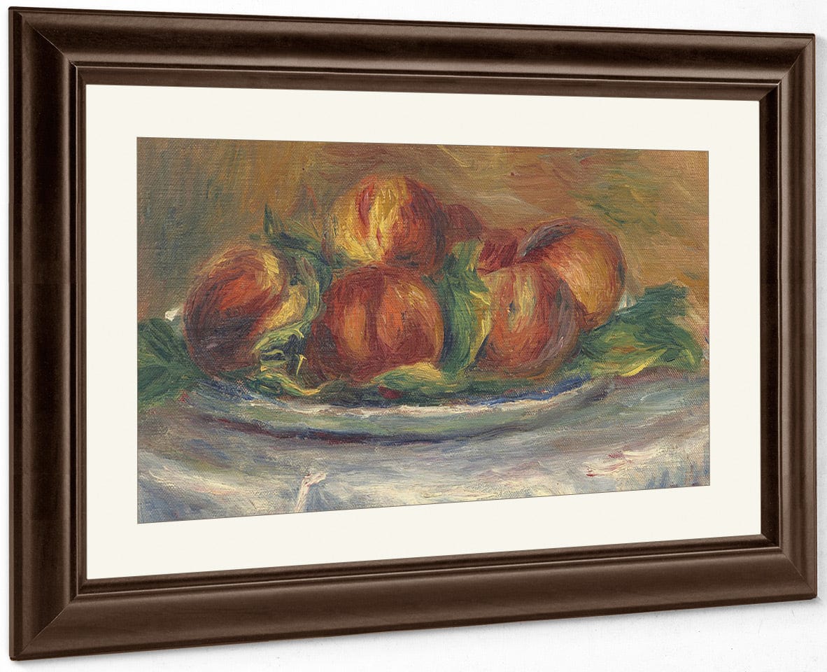 Peaches On A Plate By Pierre Auguste Renoir - Image 5