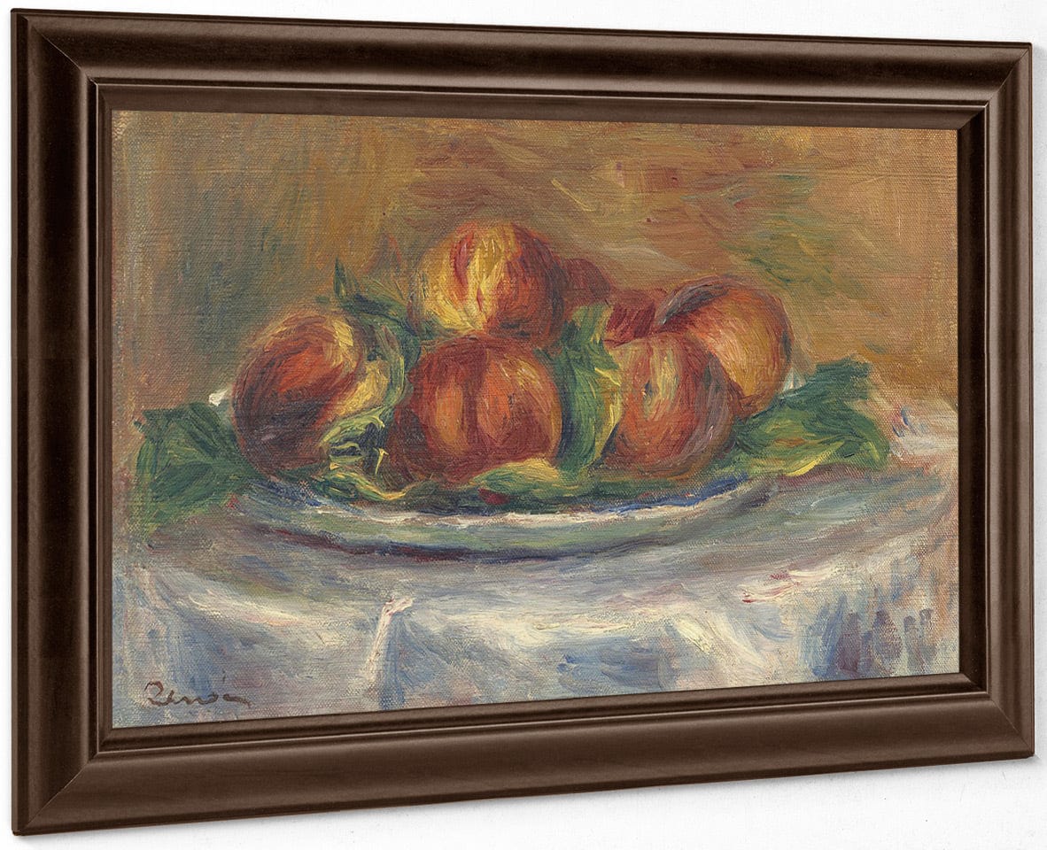 Peaches On A Plate By Pierre Auguste Renoir - Image 6