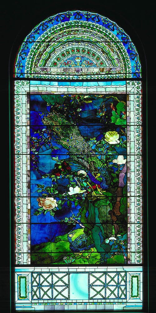 Peacocks And Peonies I By John La Farge - Image 2