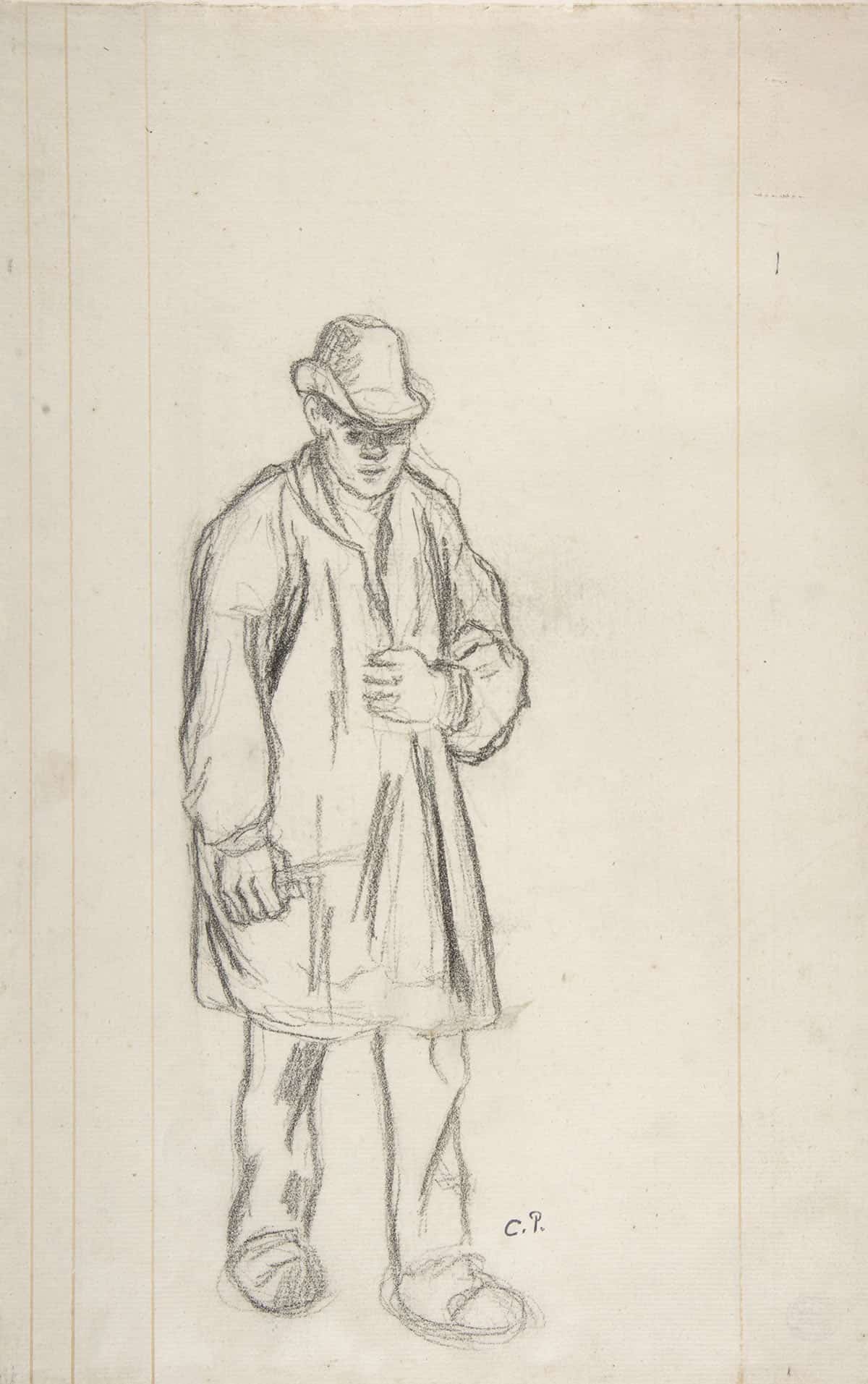 Peasant by Camille Pissarro - Image 3