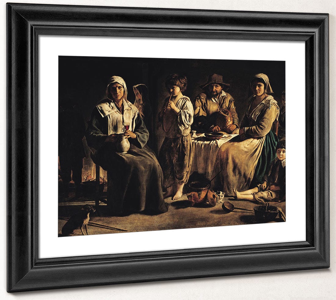 Peasant Family In An Interior By Louis Le Nain - Image 4
