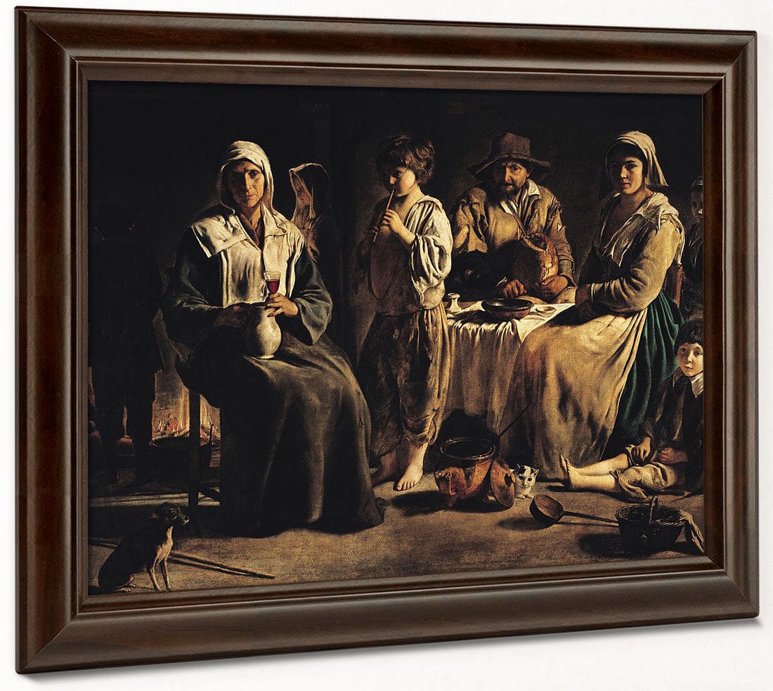 Peasant Family In An Interior By Louis Le Nain - Image 6