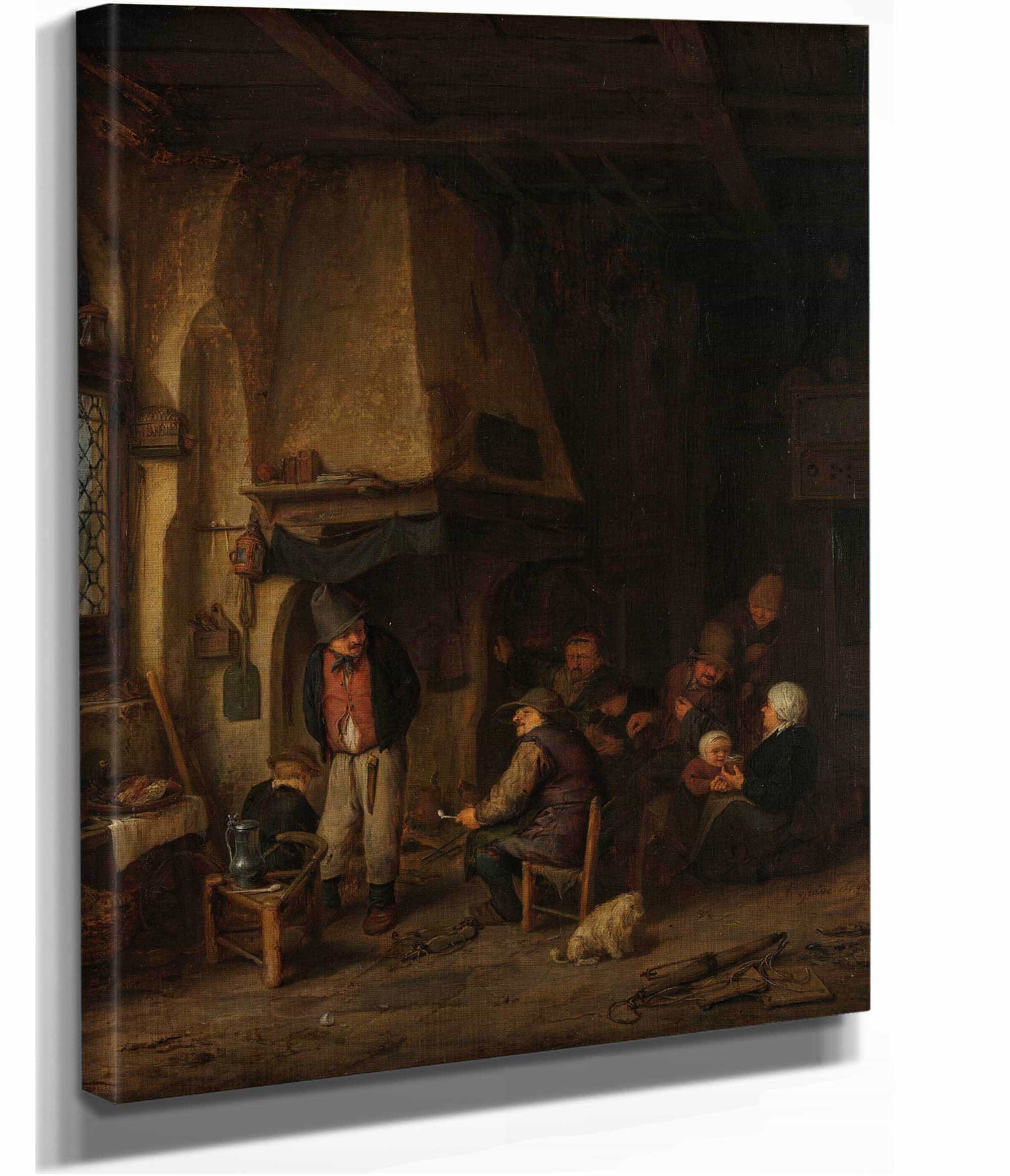 Peasant Inn After by Adriaen Van Ostade - Image 2