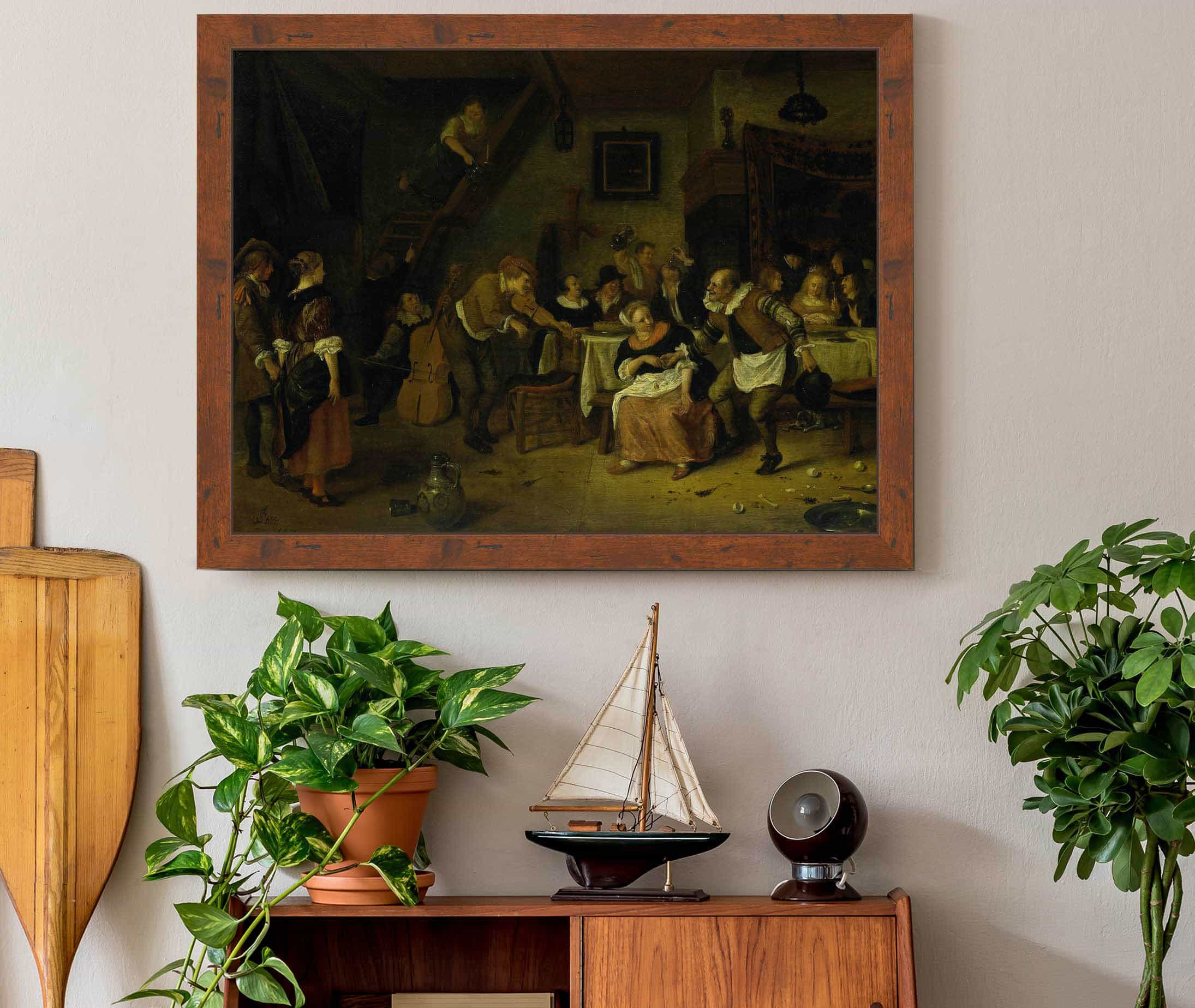 Peasant Wedding by Jan Steen - Image 3