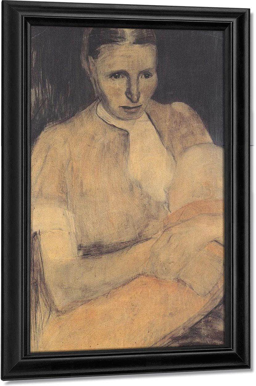 Peasant Woman With Child By Paula Modersohn Becker