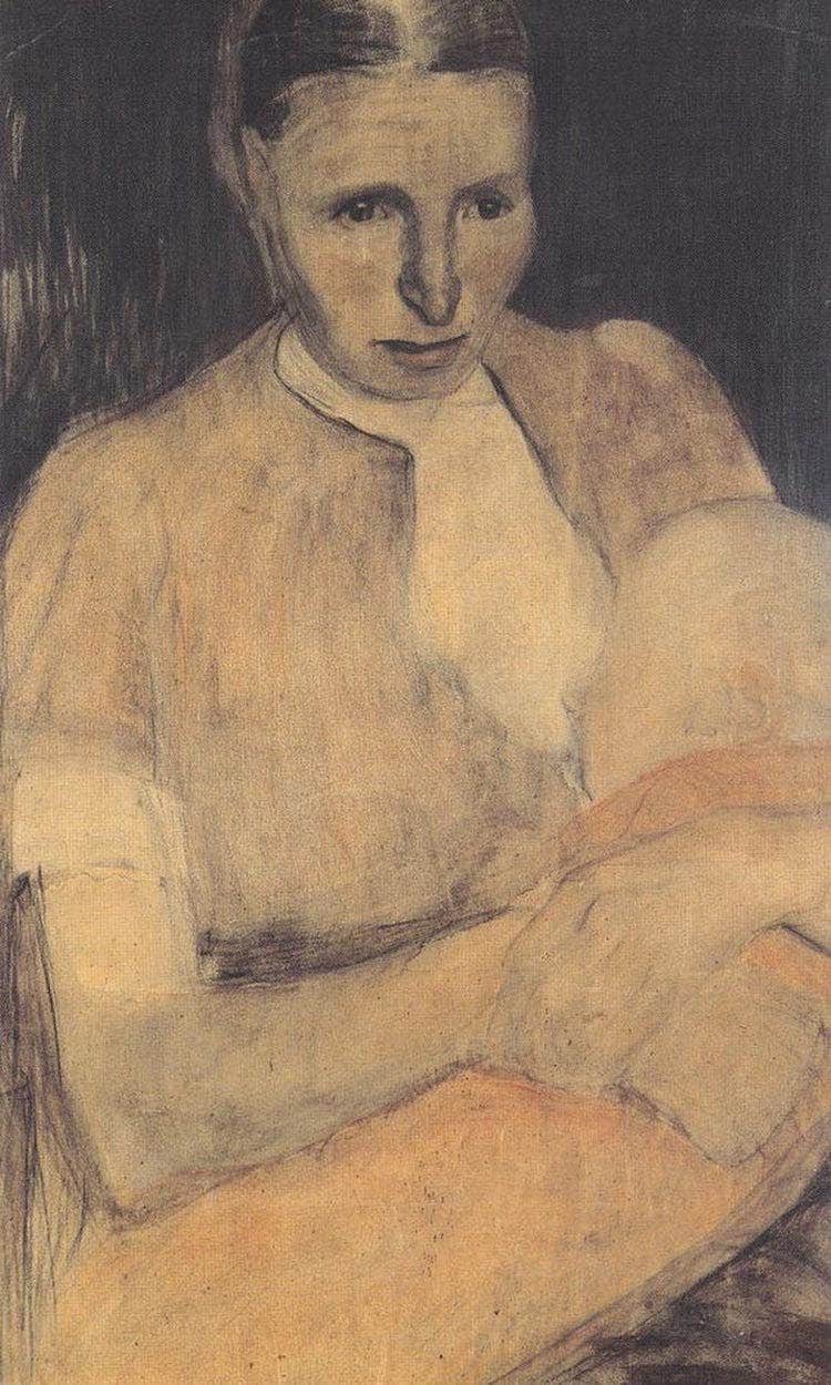 Peasant Woman With Child By Paula Modersohn Becker - Image 6