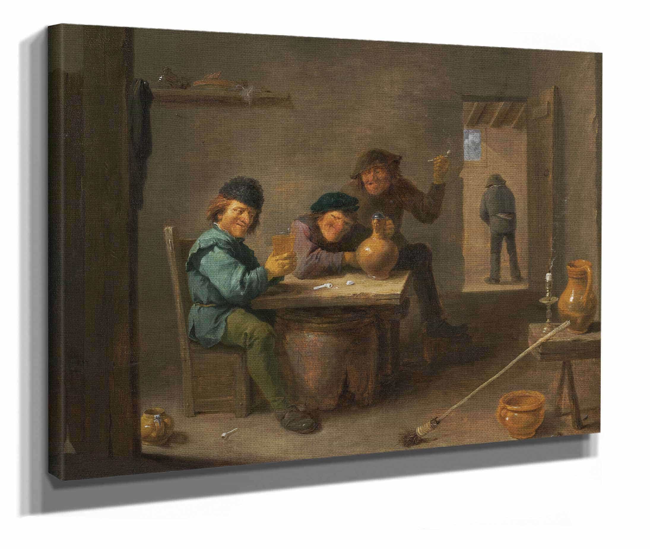 Peasants In A Tavern by David Teniers The Younger