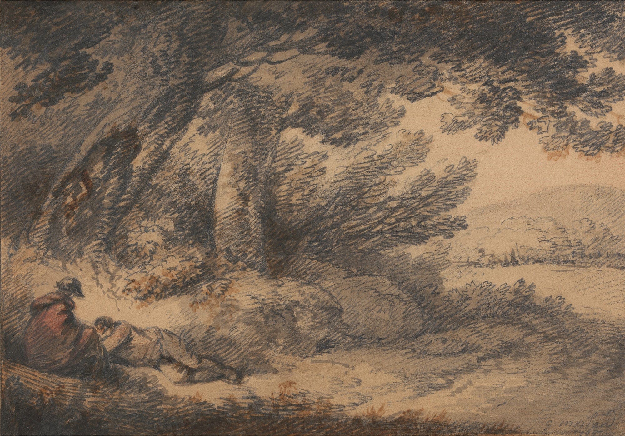 Peasants Resting by George Morland - Image 2