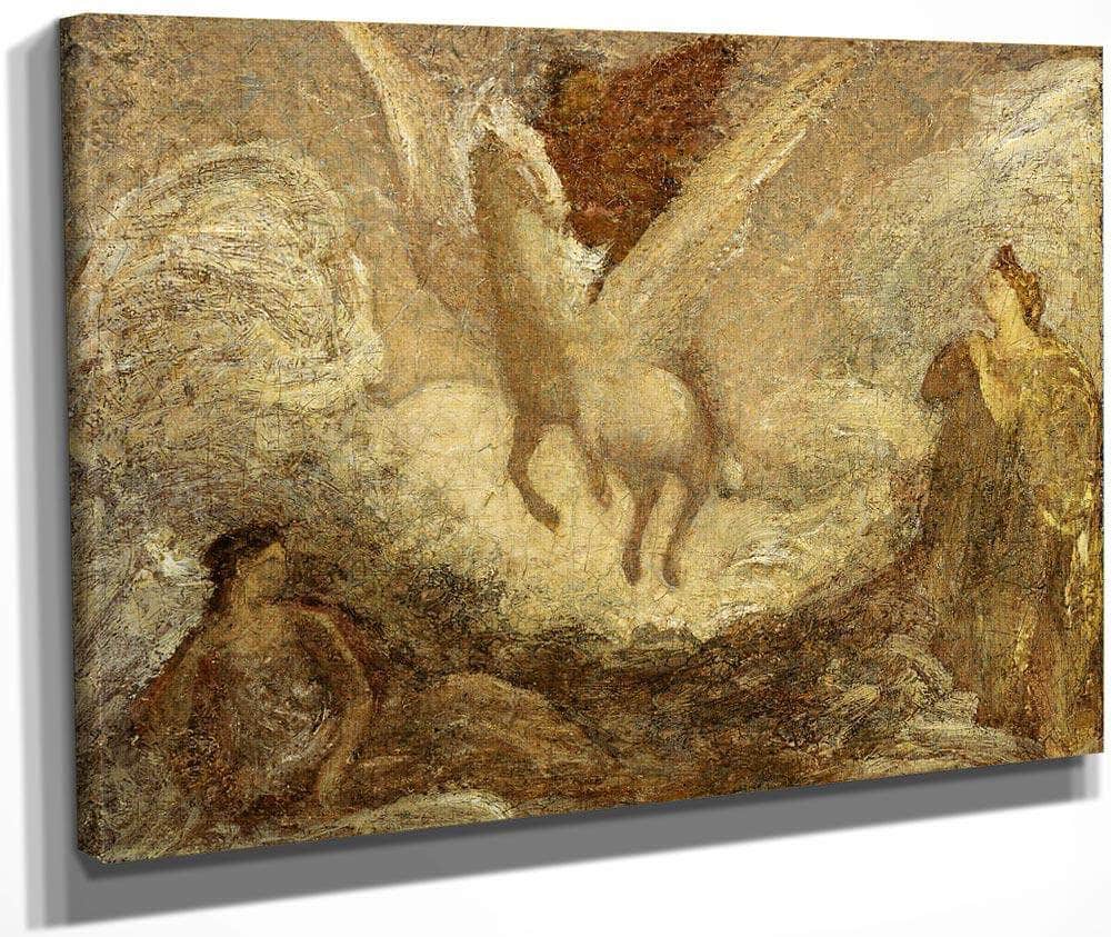 Pegasus Departing By Albert Pinkhamryder