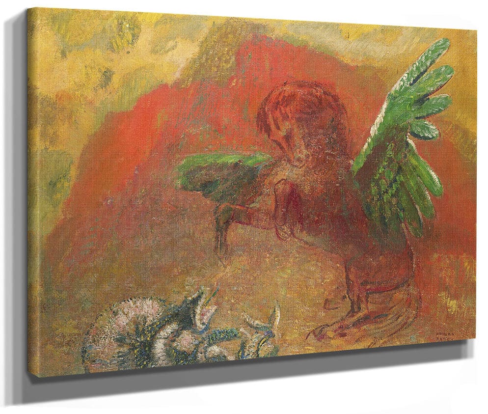 Pegasus Triumphant By Odilon Redon