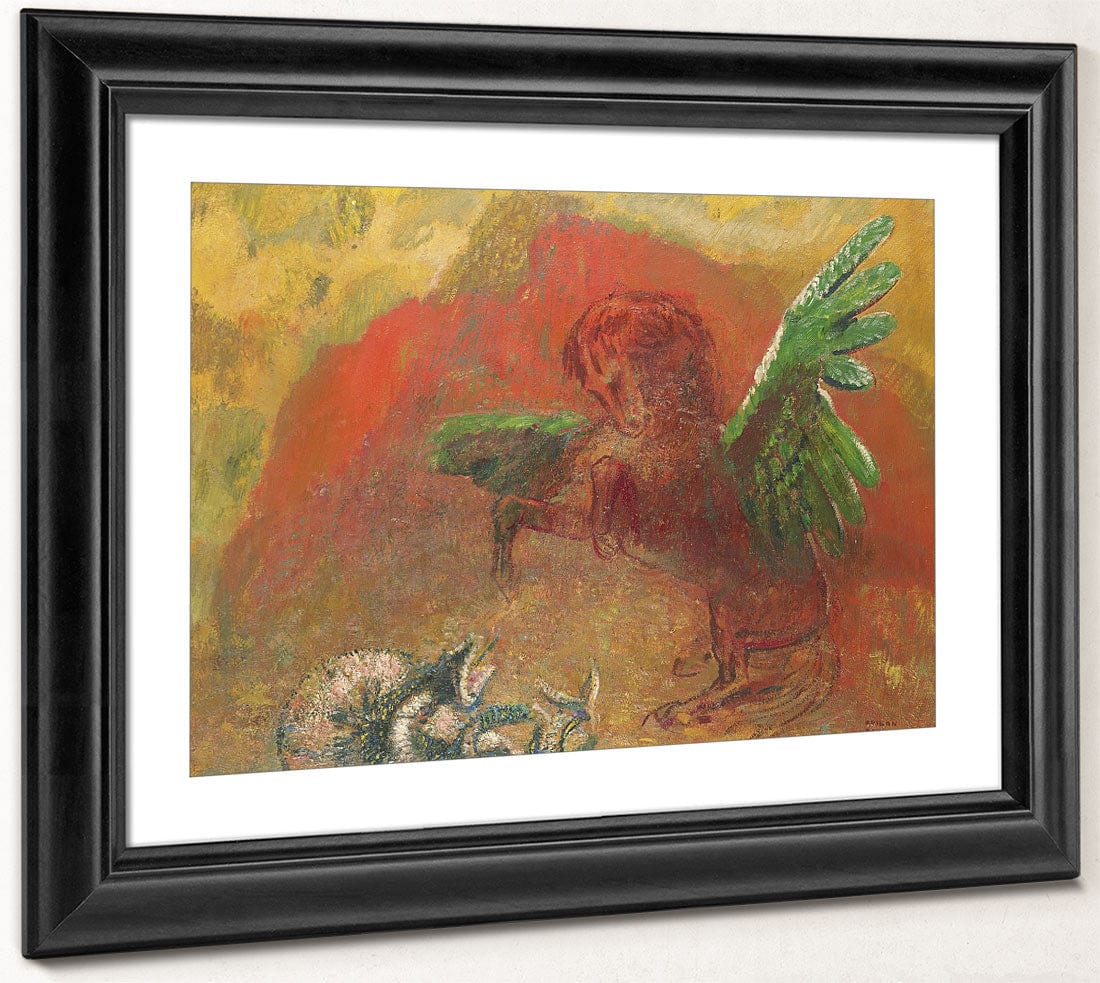 Pegasus Triumphant By Odilon Redon - Image 4