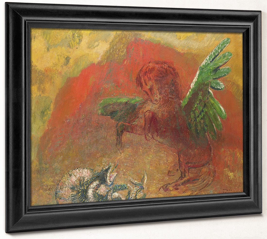 Pegasus Triumphant By Odilon Redon - Image 8