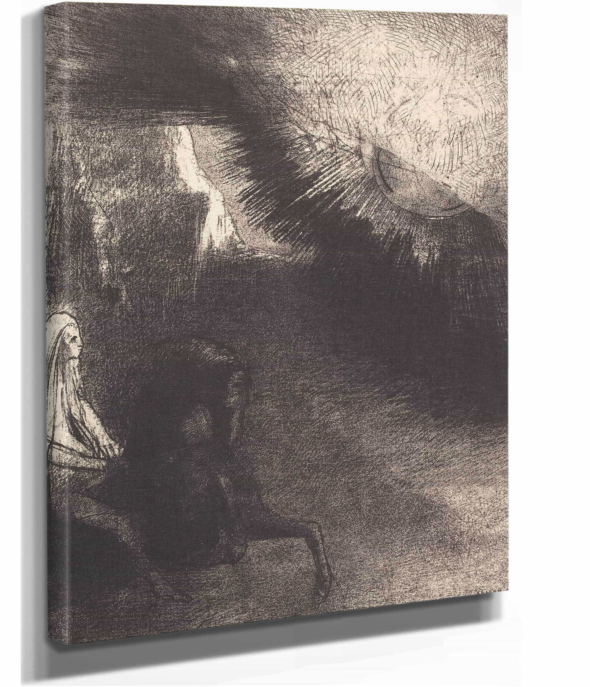 Pelerin Du Monde Sublunaire Pilgrim Of The Sublunary World by Odilon Redon - Image 2