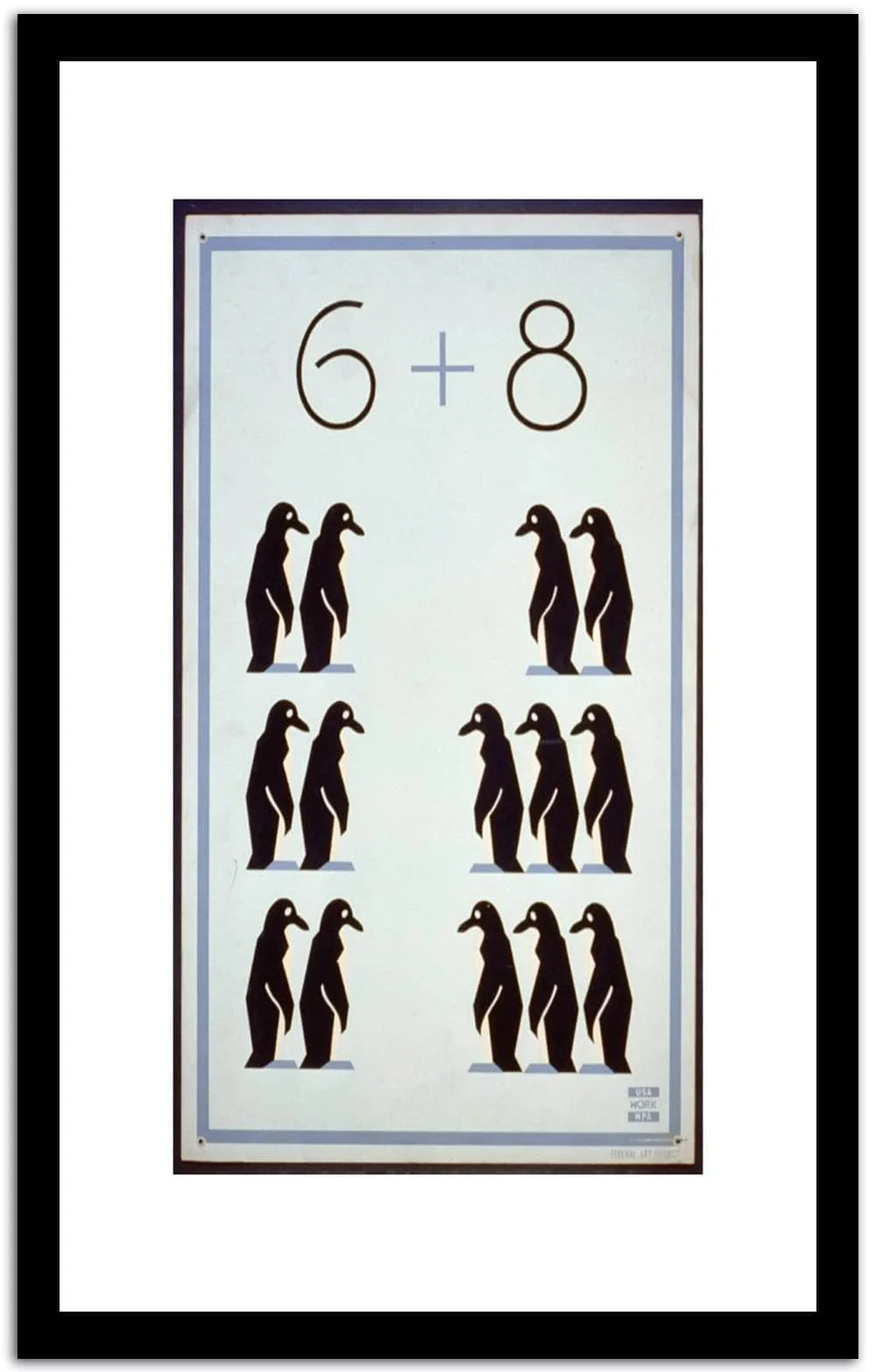 Penguins Wpa Poster Vintage Poster