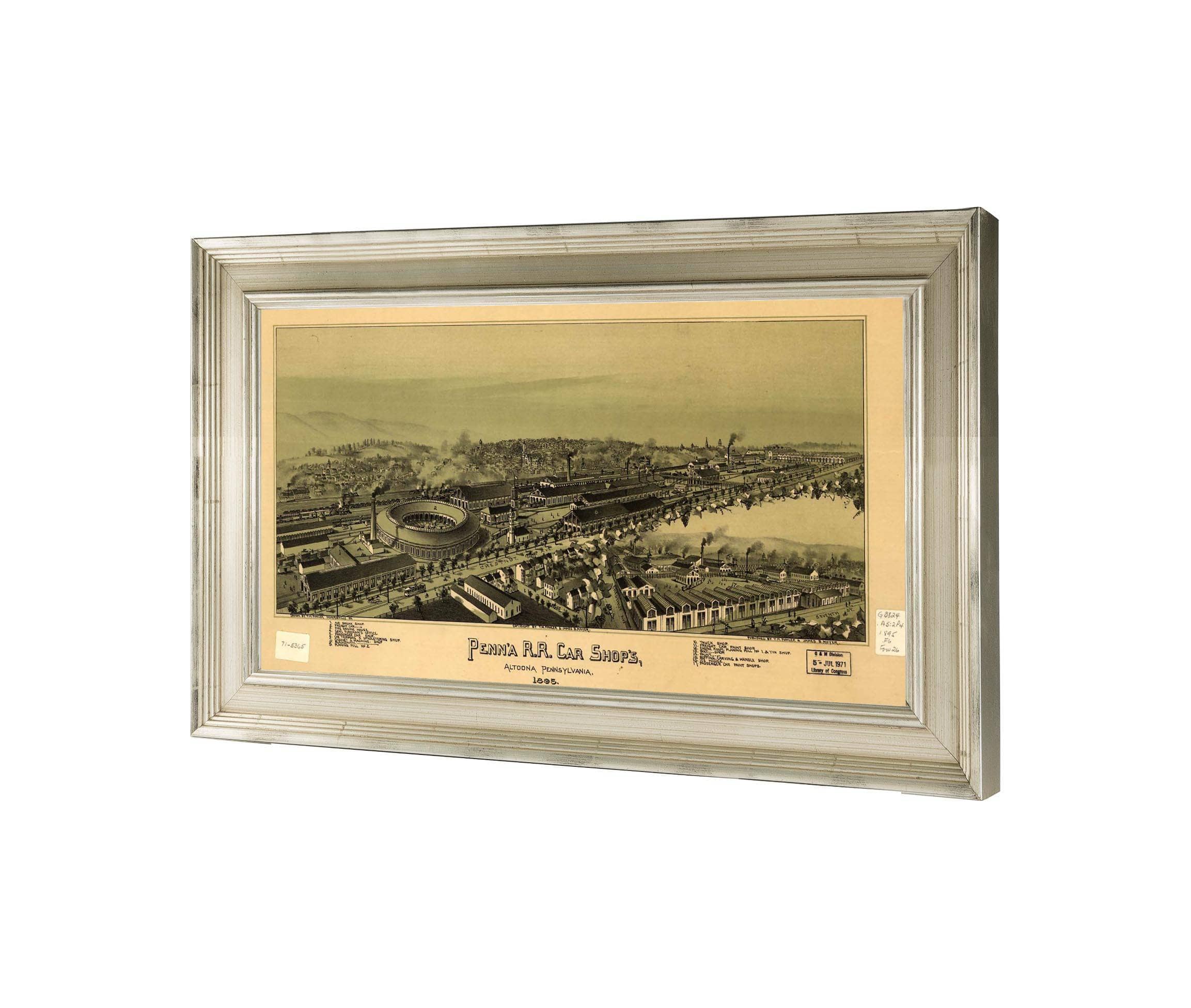 Penna Rr Car Shops Altoona Pennsylvania 1895  State Of Pennsylvania - Image 3