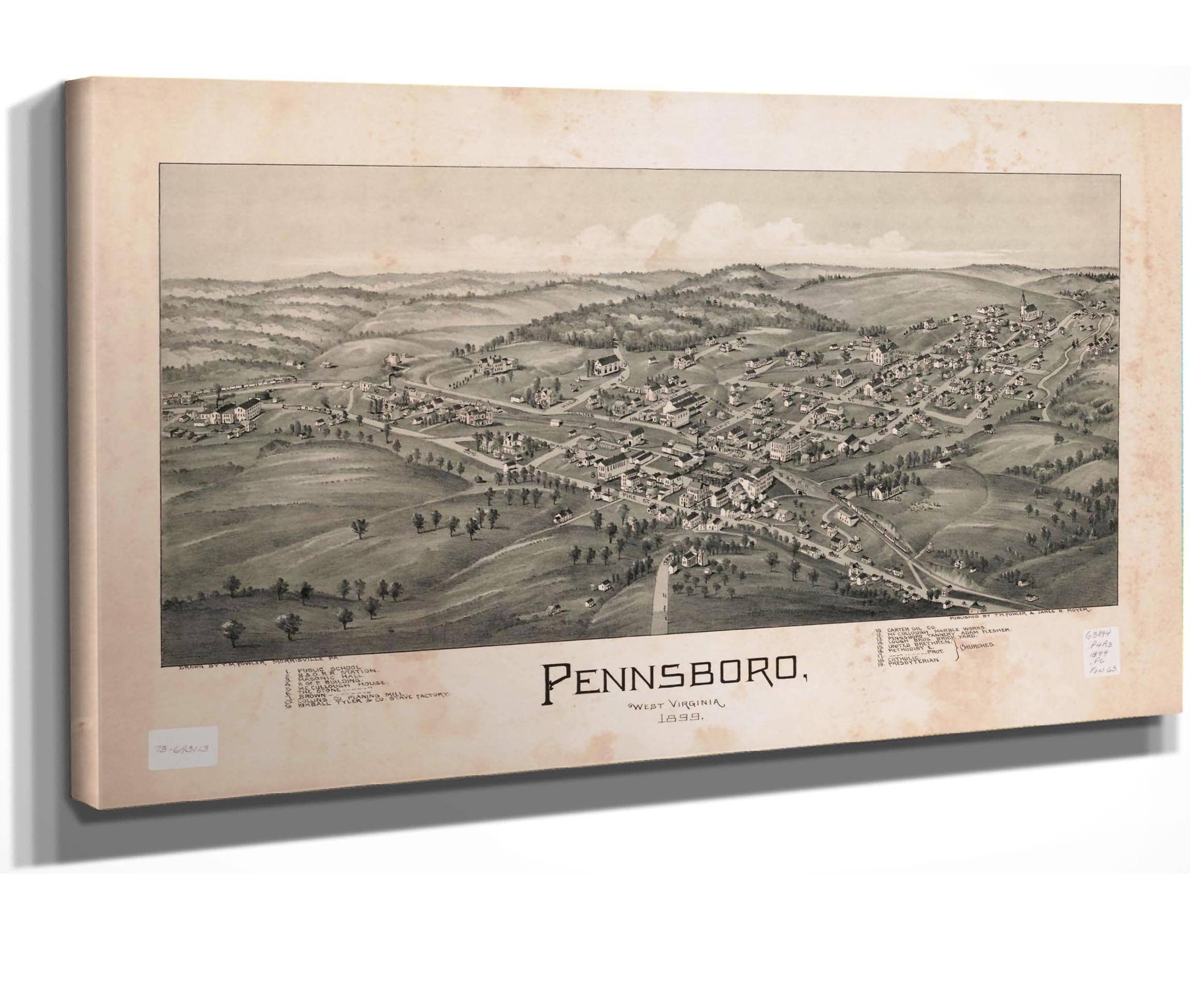 Pennsboro West Virginia 1899 State Of West Virginia