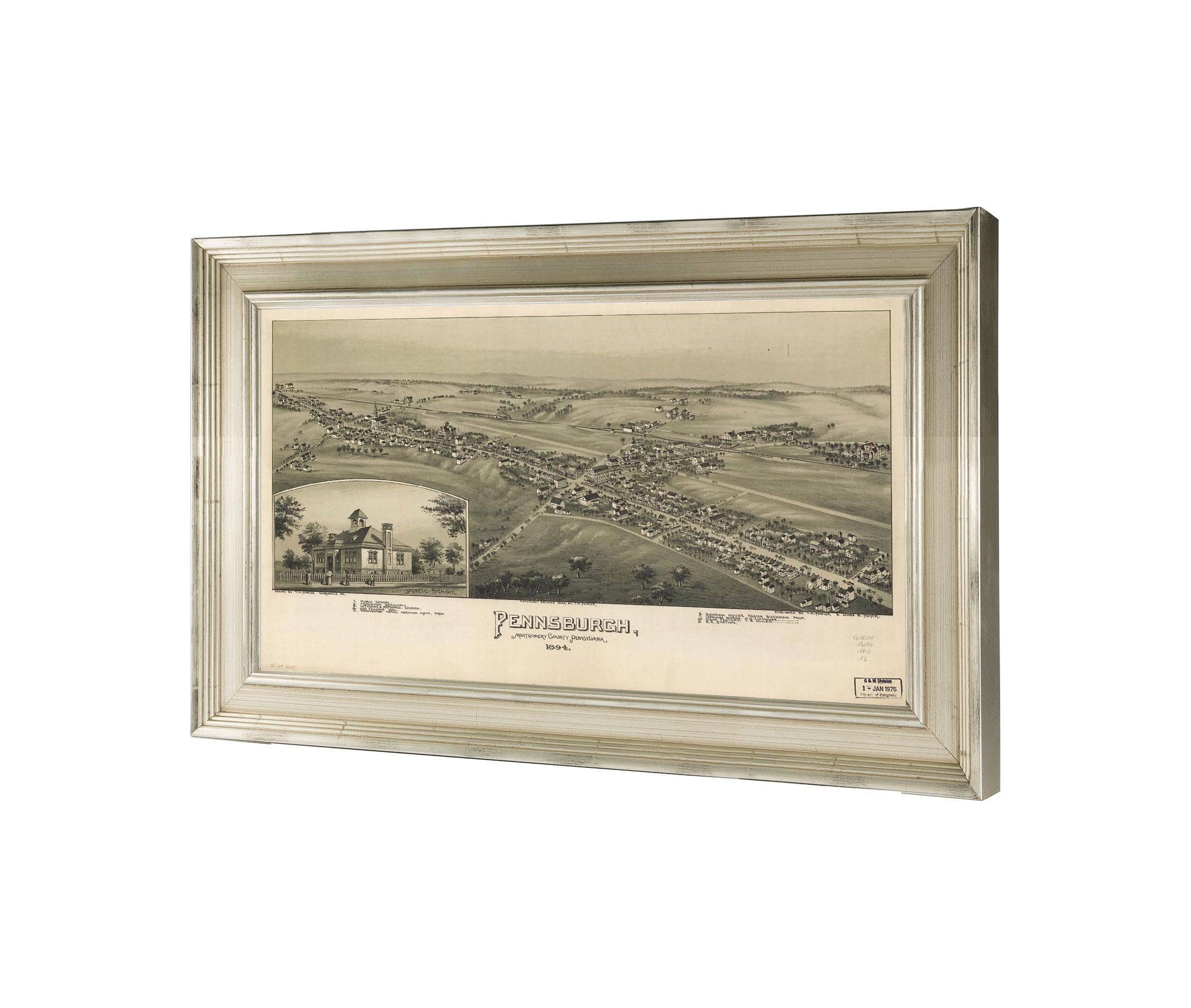 Pennsburgh Montgomery County Pennsylvania 1894  State Of Pennsylvania - Image 3