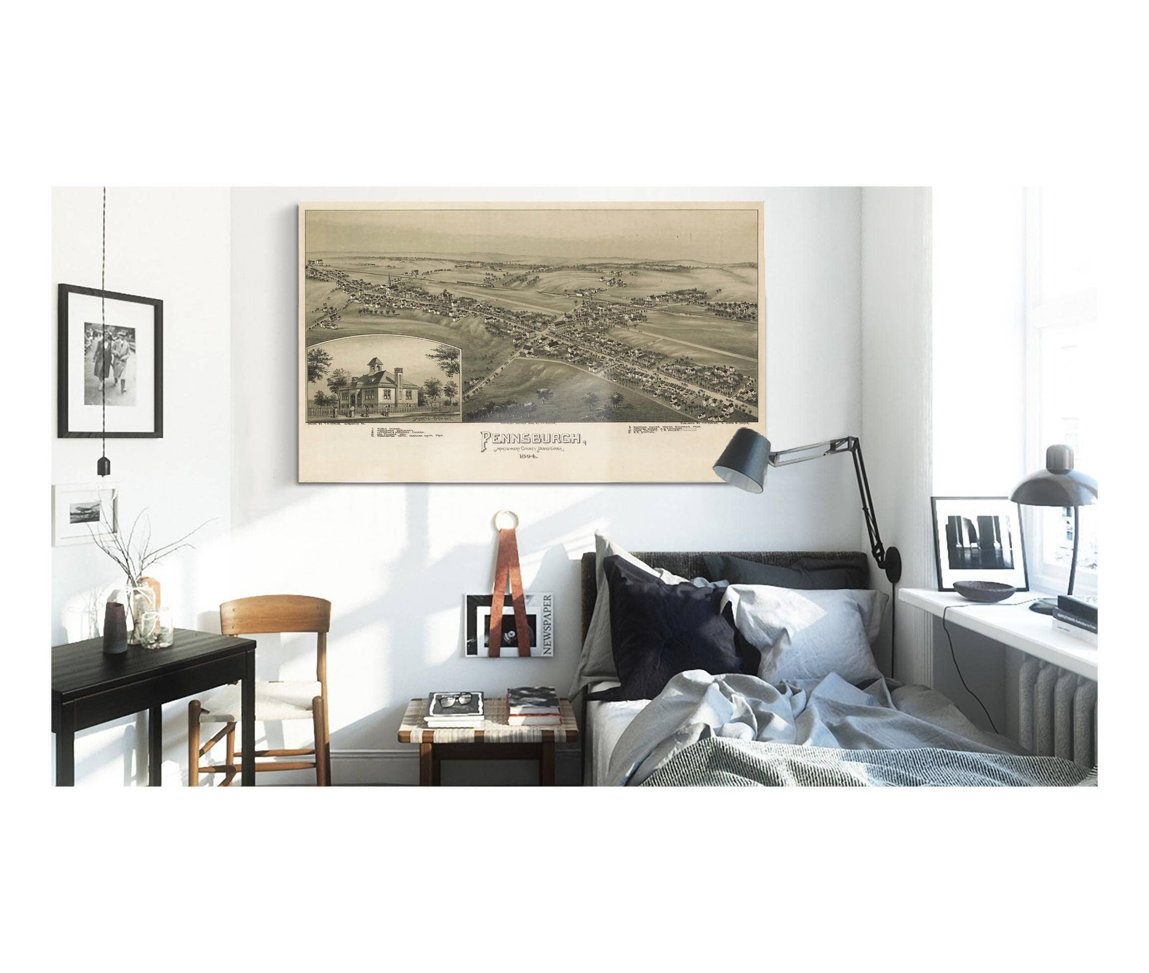 Pennsburgh Montgomery County Pennsylvania 1894  State Of Pennsylvania - Image 4
