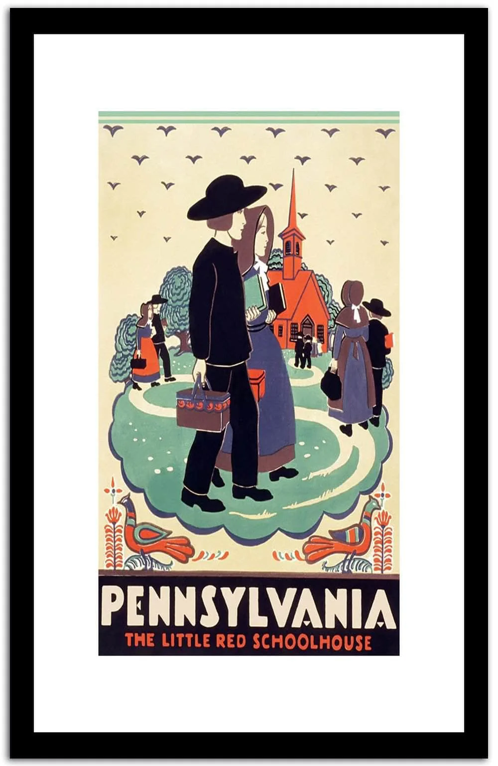 Pennsylvania Vintage Posterb