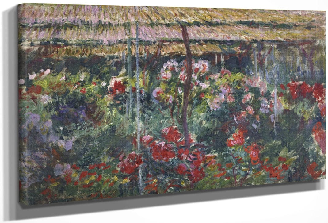 Peony Garden By Claude Monet