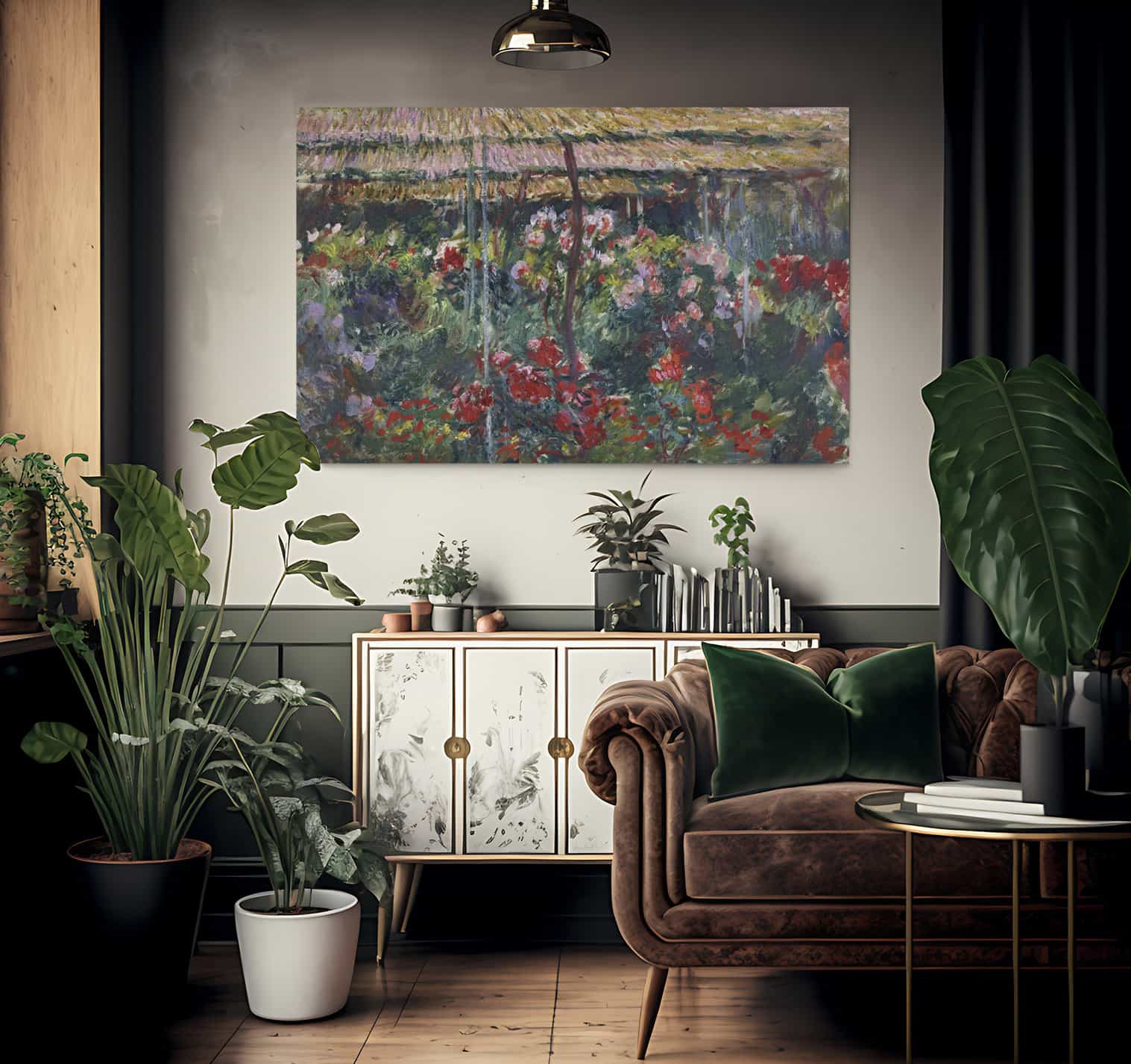Peony Garden By Claude Monet - Image 2