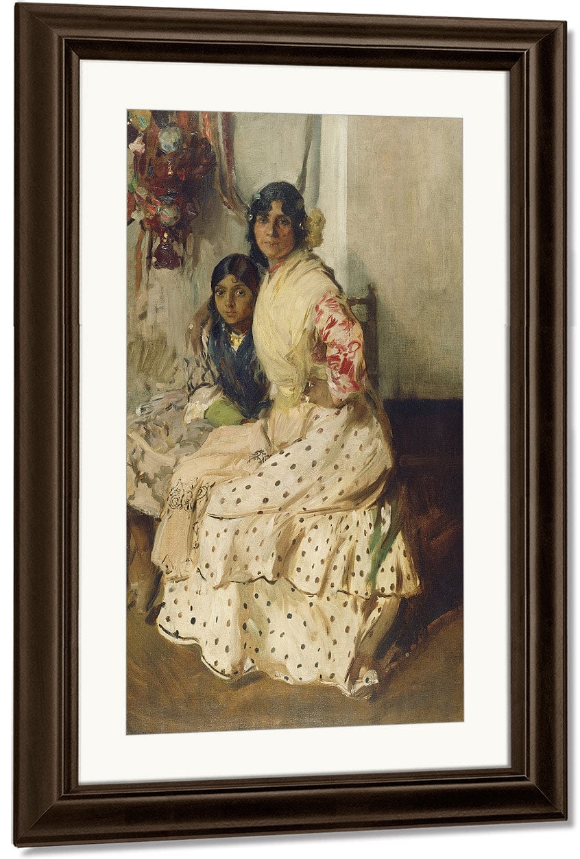 Pepilla The Gypsy And Her Daughter By Joaquin Sorolla Y Bastida - Image 3