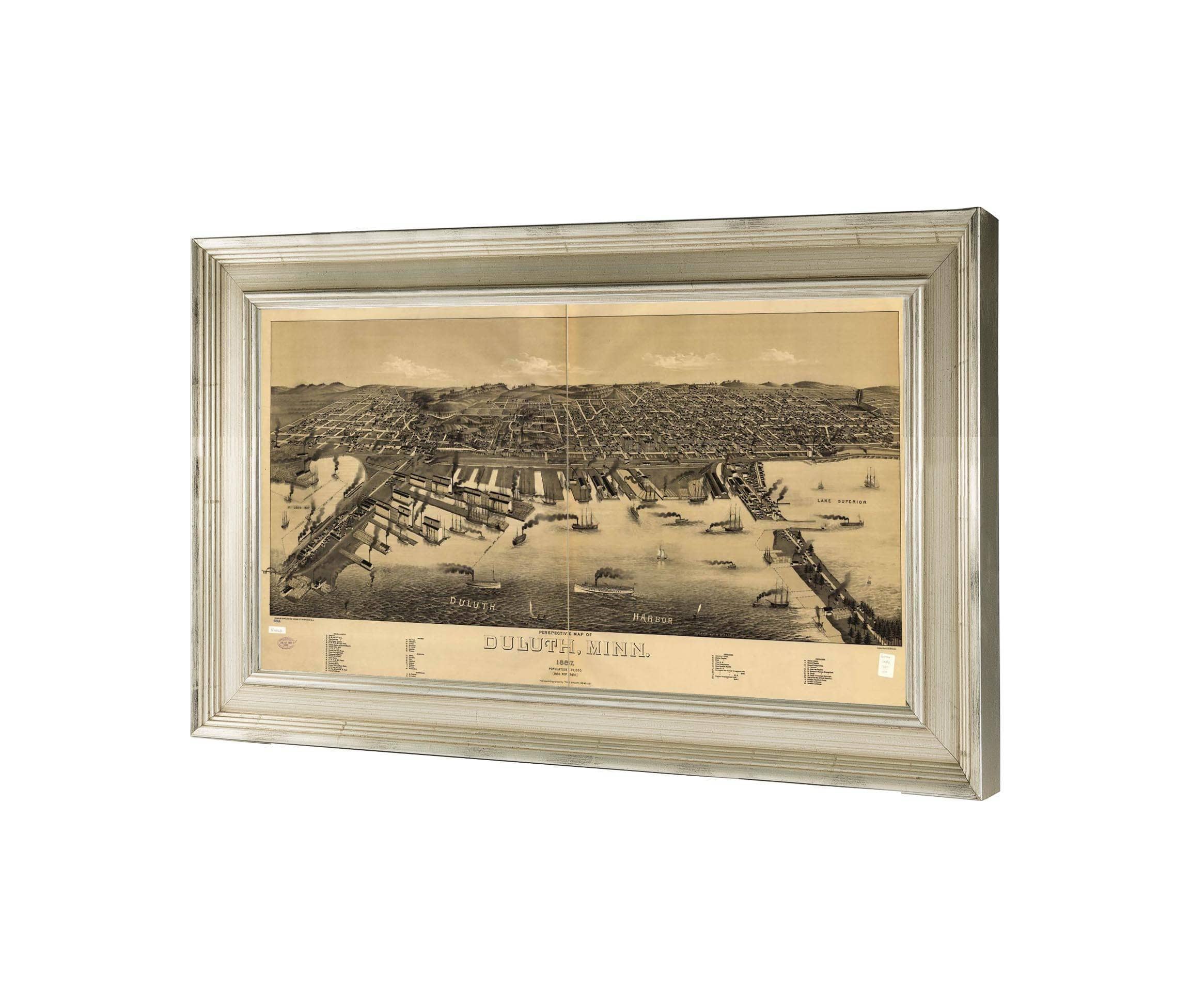 Perspective Map Of Duluth Minn 1887 State Of Minnesota - Image 3