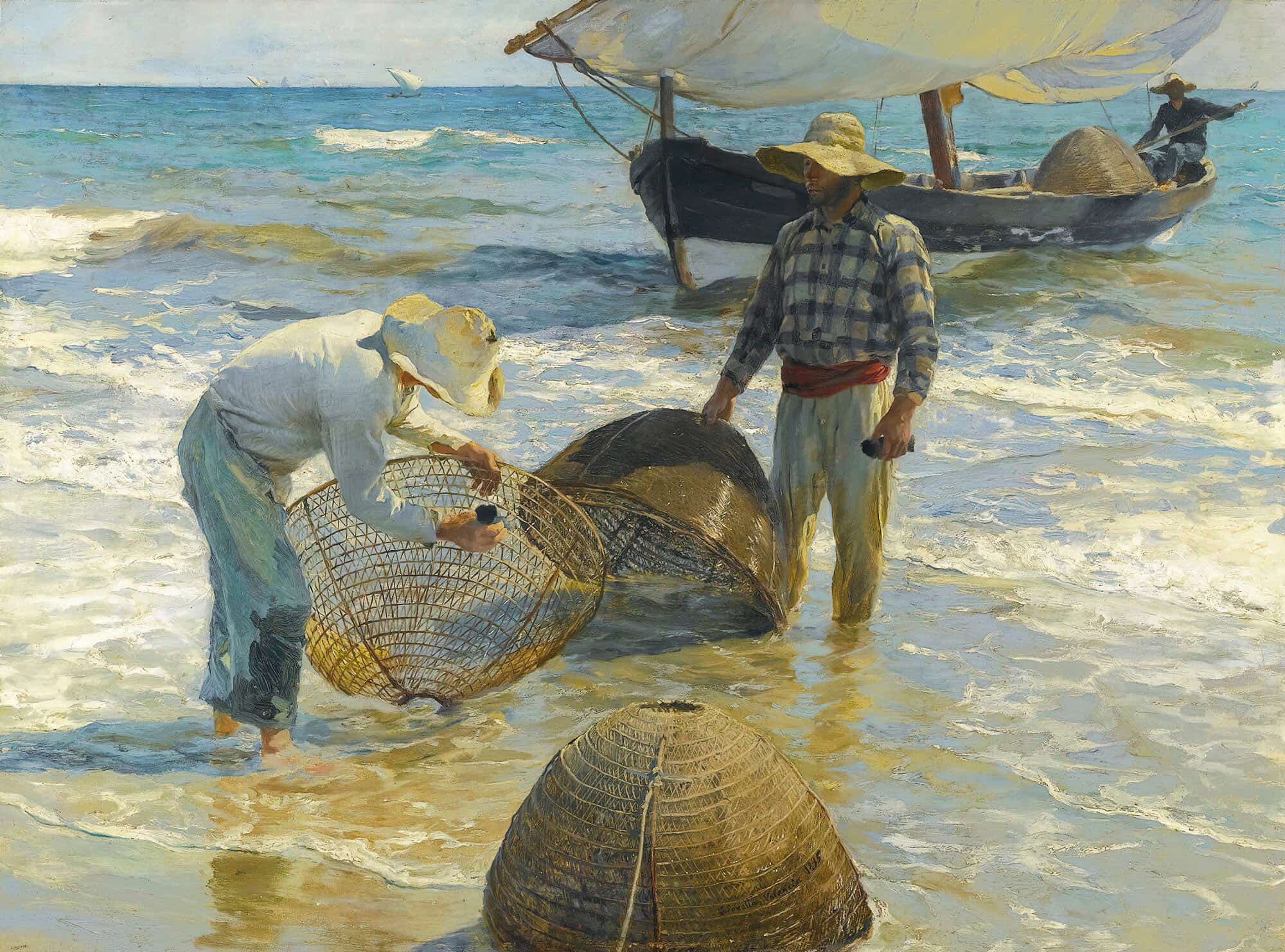 Pescadores Valencianos Valencian Fishermen by Joaquin Sorolla