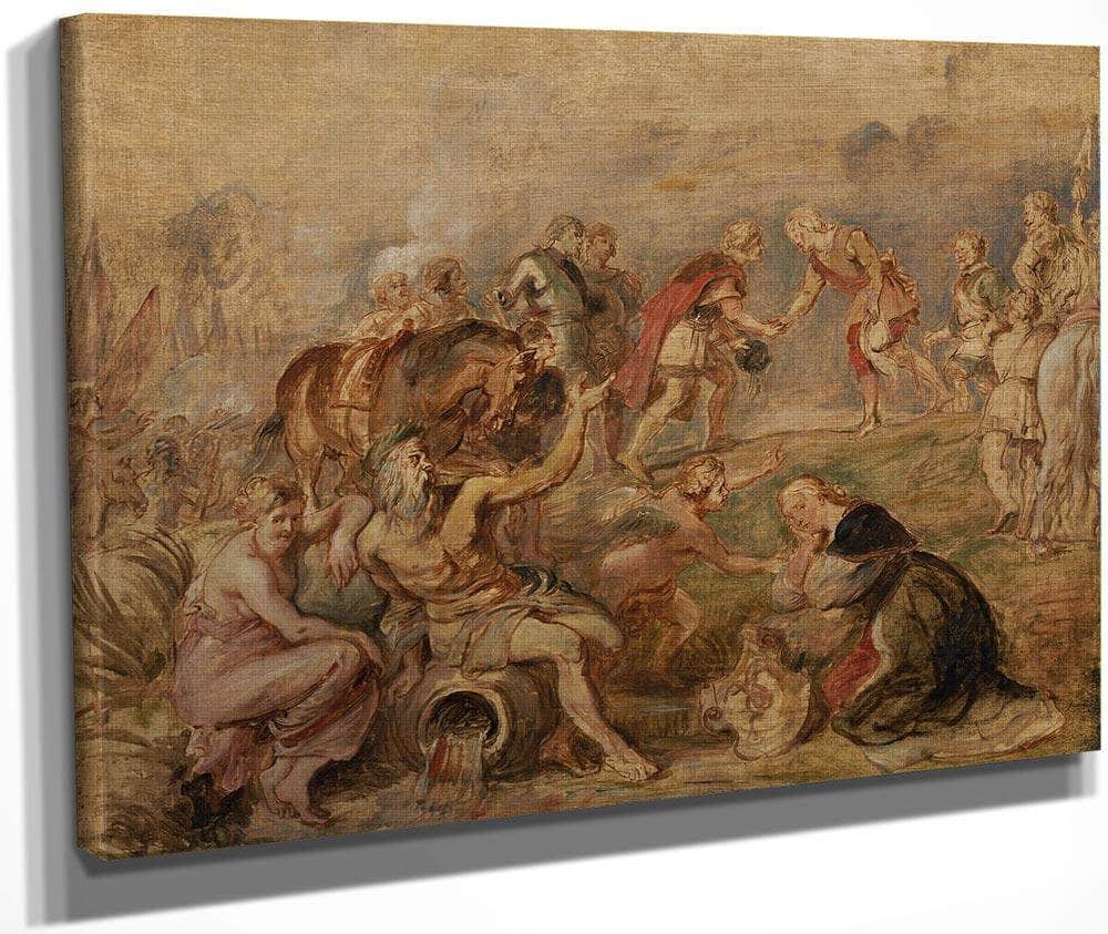 Peter Paul Rubens King Ferdinand Meeting Cardinal Infante Ferdinand 1635 By Peter Paul Rubens
