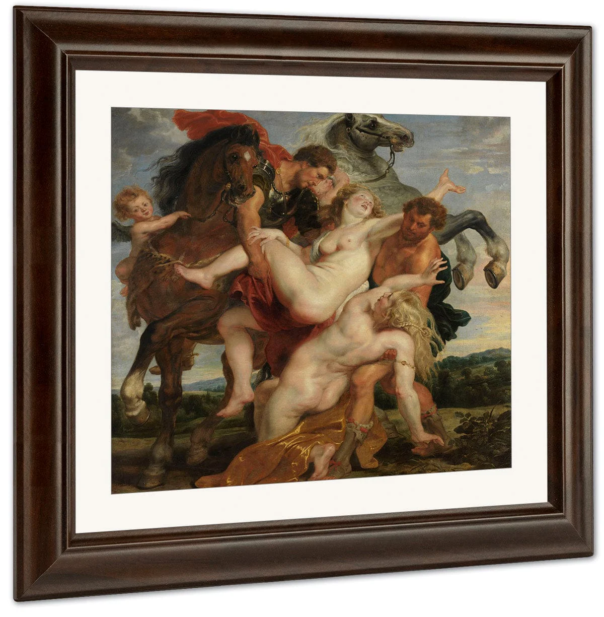 Peter Paul Rubens The Rape Of The Daughters Of Leucippus 1618 By Peter Paul Rubens - Image 3