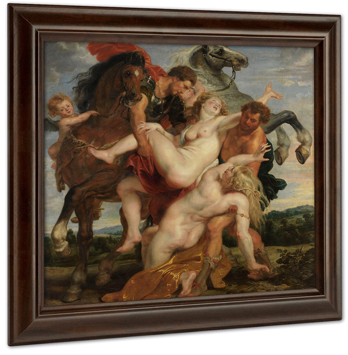 Peter Paul Rubens The Rape Of The Daughters Of Leucippus 1618 By Peter Paul Rubens - Image 4