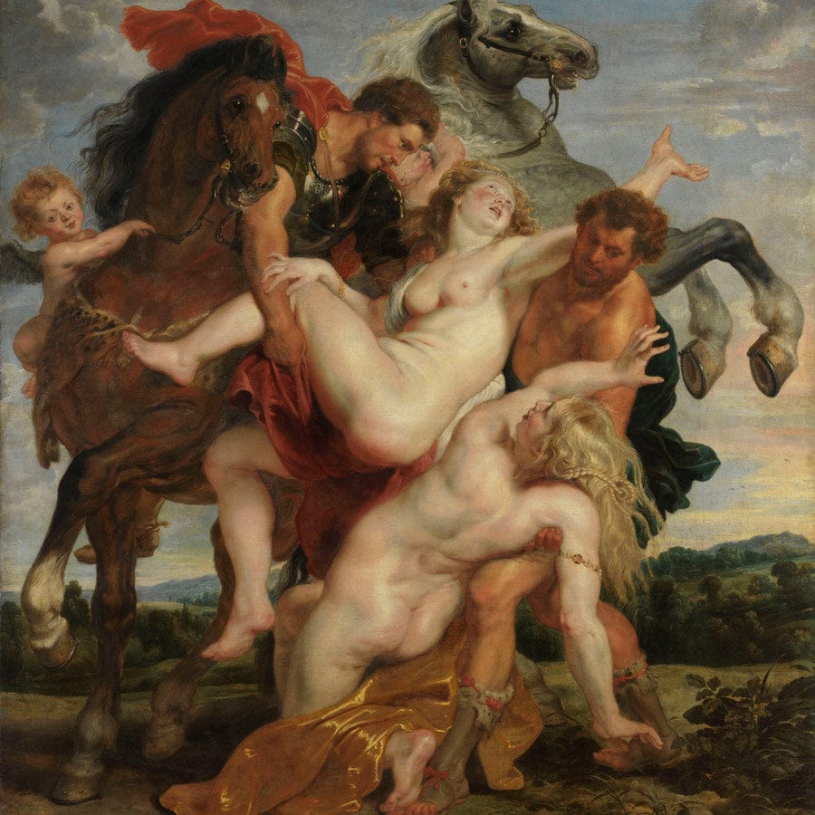 Peter Paul Rubens The Rape Of The Daughters Of Leucippus 1618 By Peter Paul Rubens - Image 5