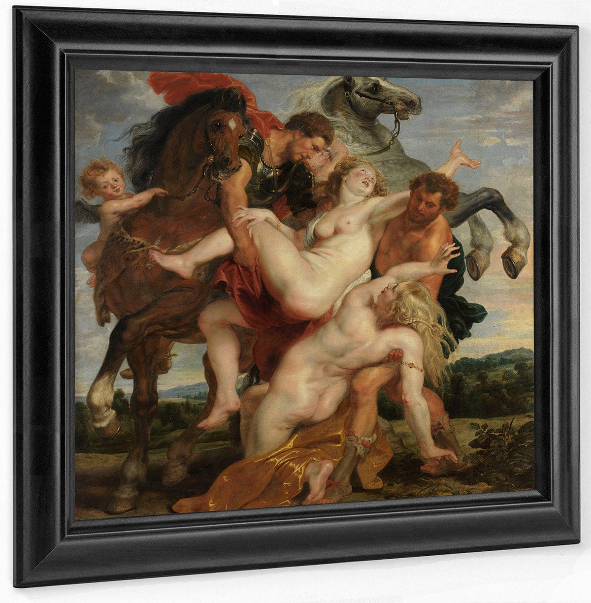 Peter Paul Rubens The Rape Of The Daughters Of Leucippus 1618 By Peter Paul Rubens - Image 6