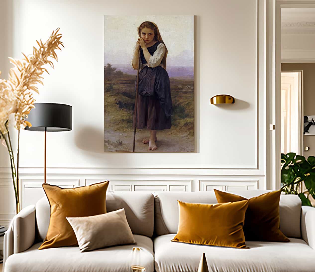 Petite Bergere By William Adolphe Bouguereau - Image 2