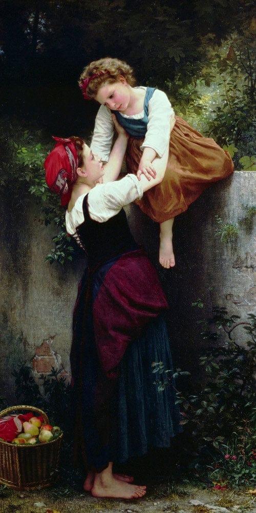 Petites Maraudeuses Little Thieves 1872 By William Adolphe Bouguereau - Image 2