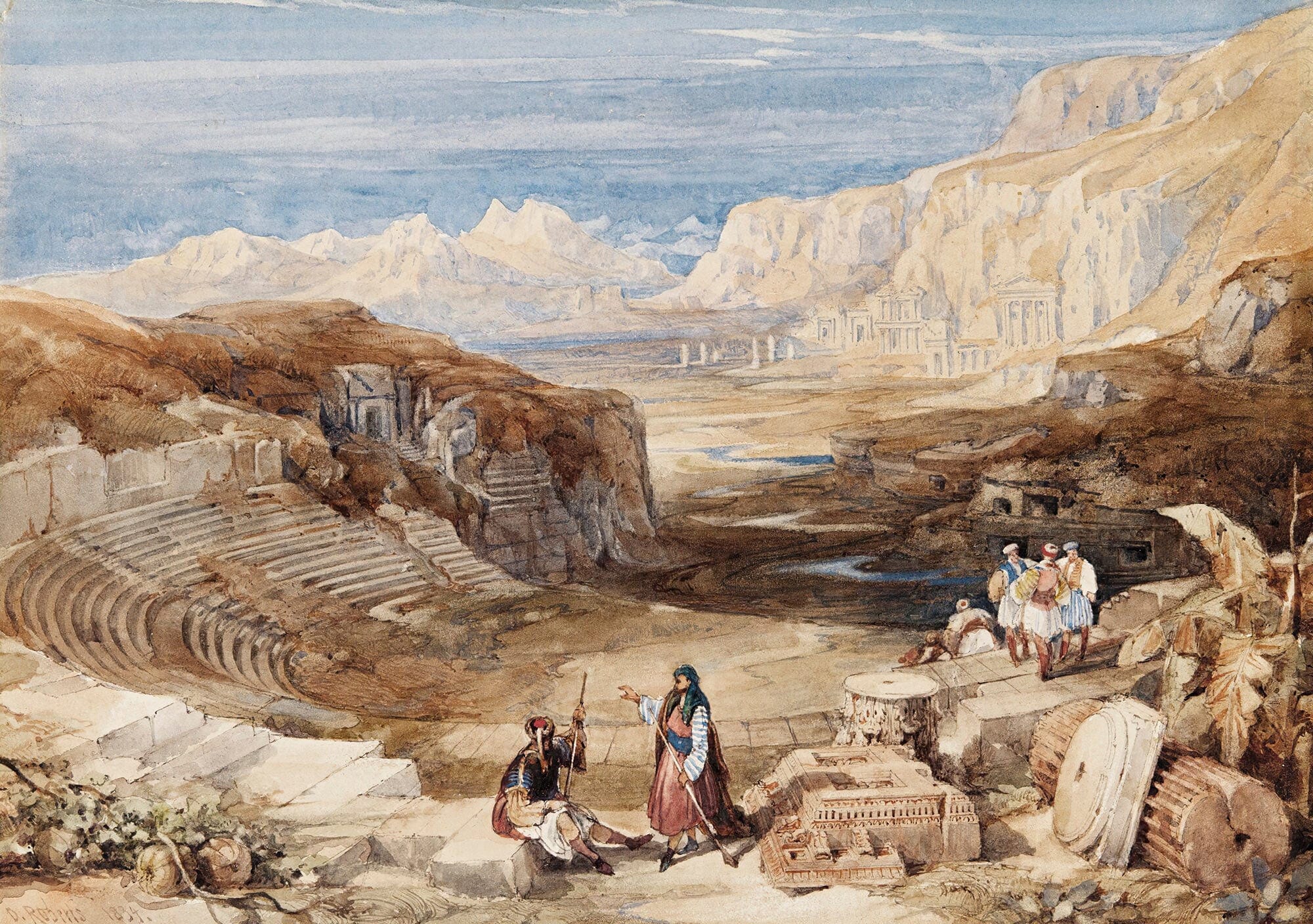 Petra Jordan by David Roberts