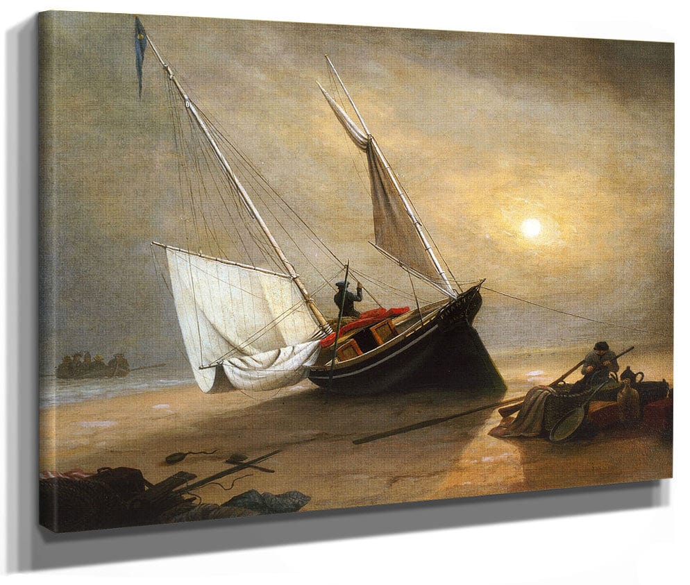 Phantom Of Boston By Fitz Henry Lane