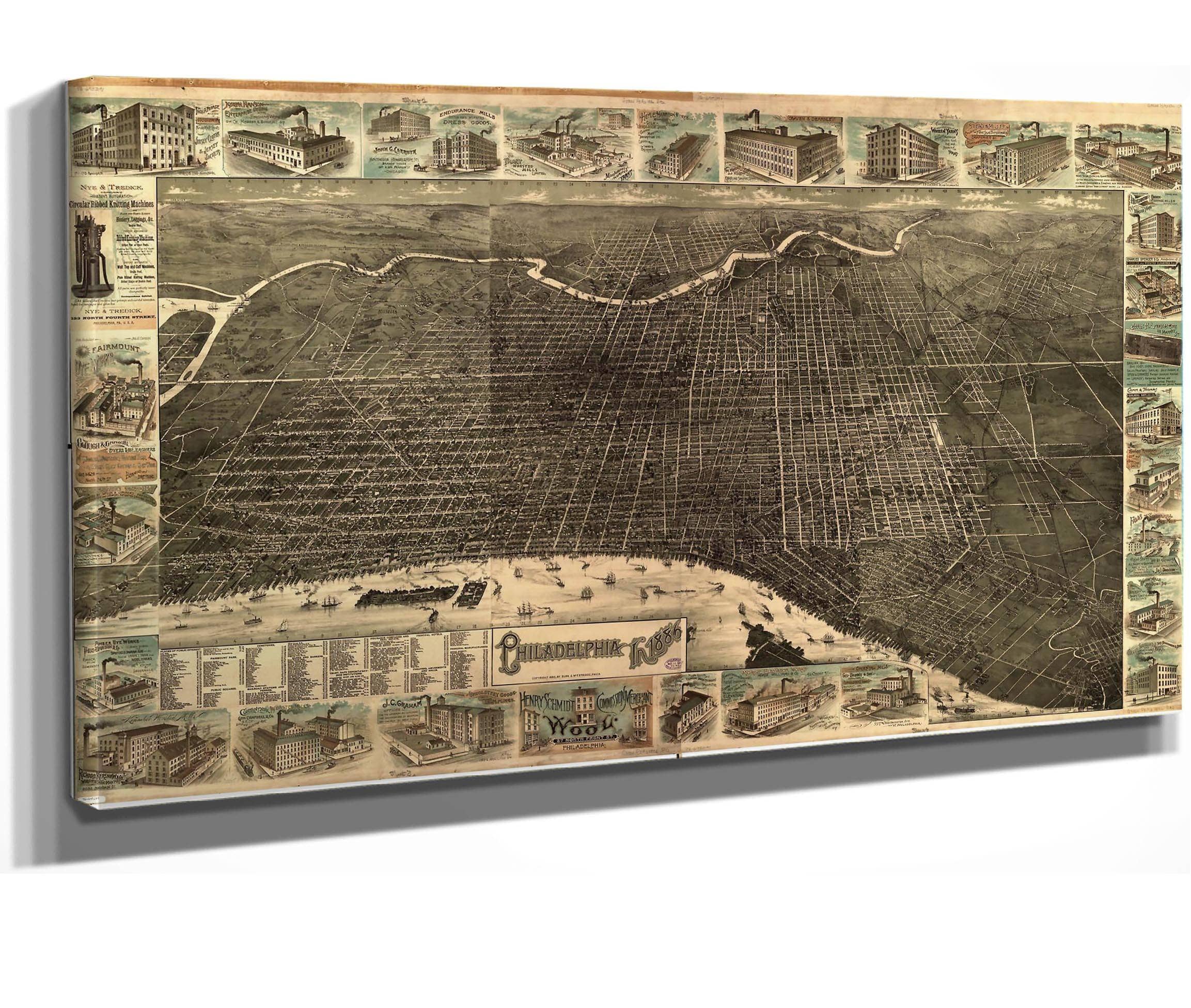 Philadelphia In 1886  State Of Pennsylvania