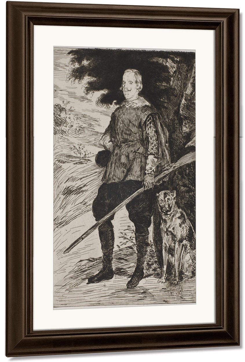 Philip Iv (After Velasquez) By Edouard Manet - Image 3