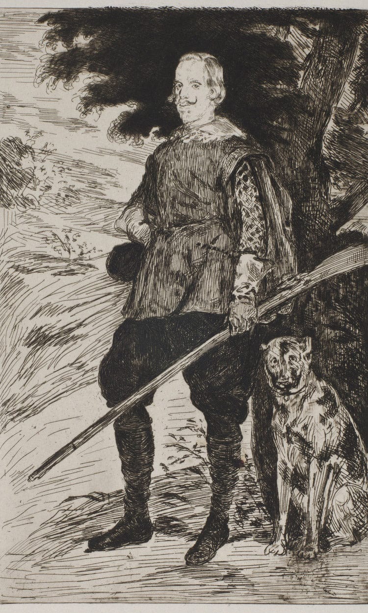 Philip Iv (After Velasquez) By Edouard Manet - Image 5