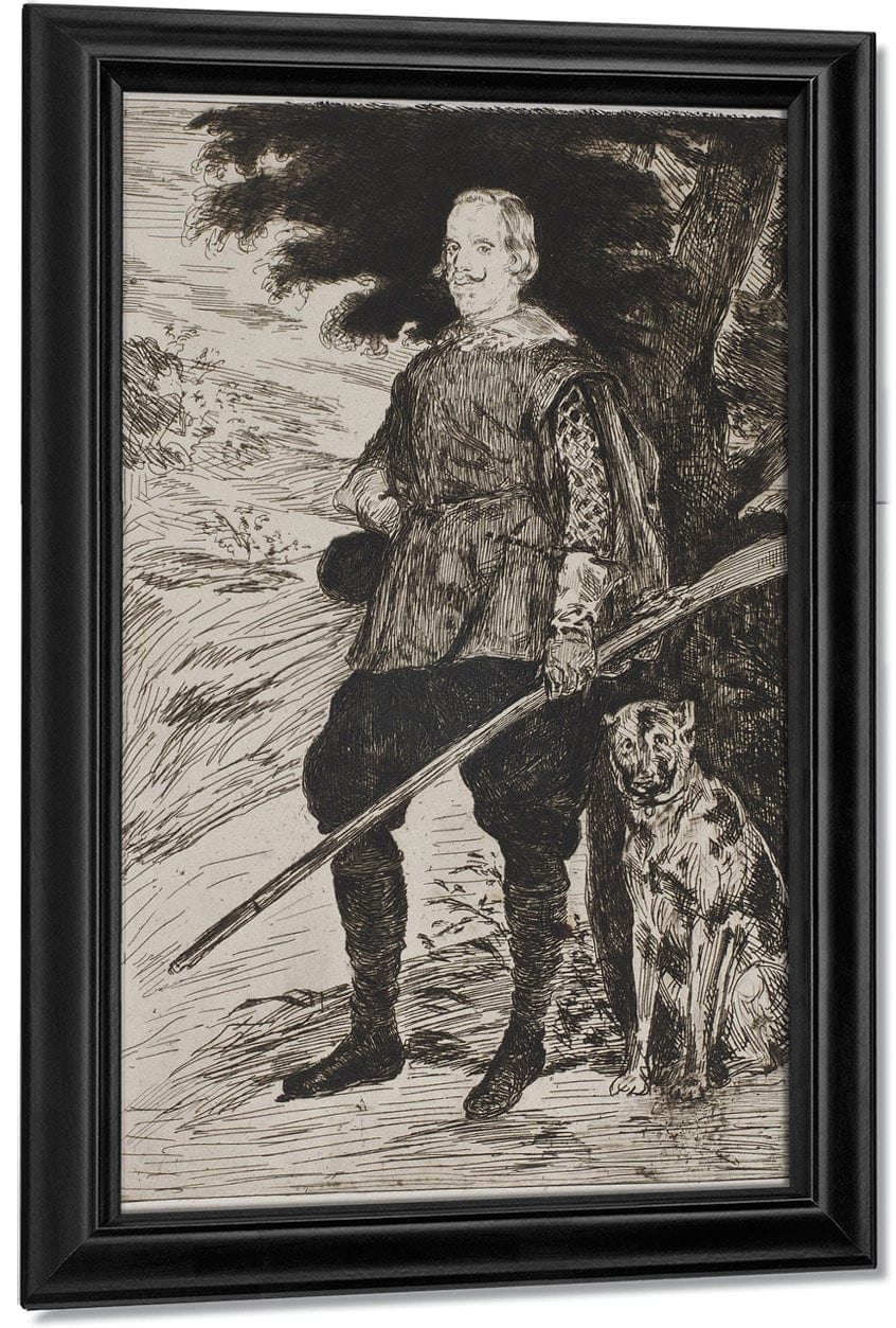 Philip Iv (After Velasquez) By Edouard Manet - Image 6