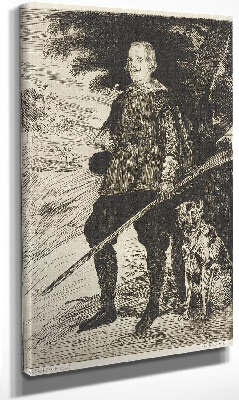 Philip Iv By Edouard Manet