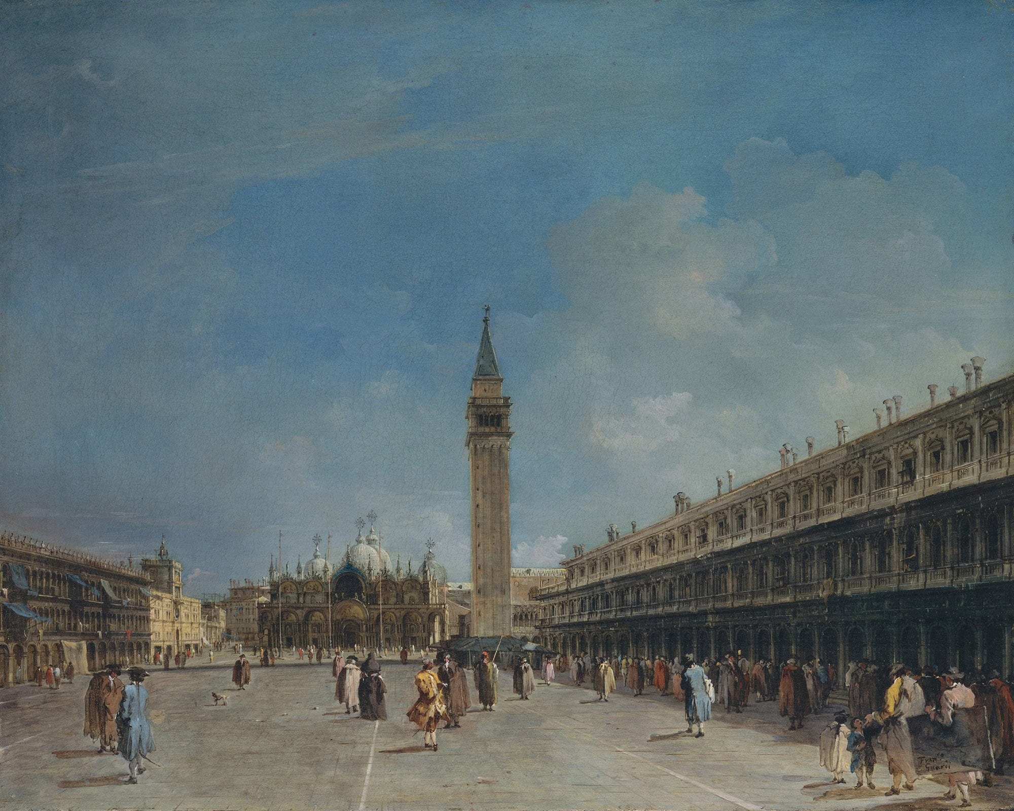 Piazza San Marco Late S by Francesco Guardi - Image 2