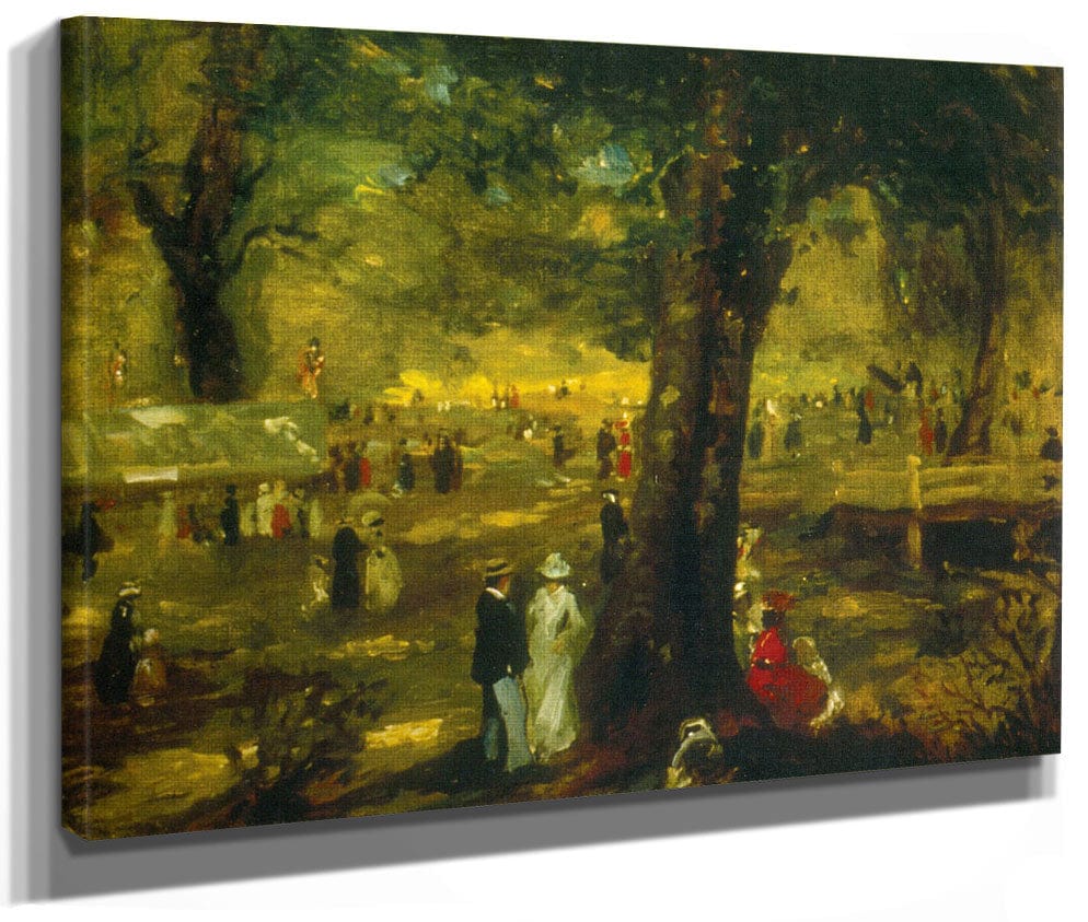 Picnic At Meshoppen 1902 By Robert Henri Scan