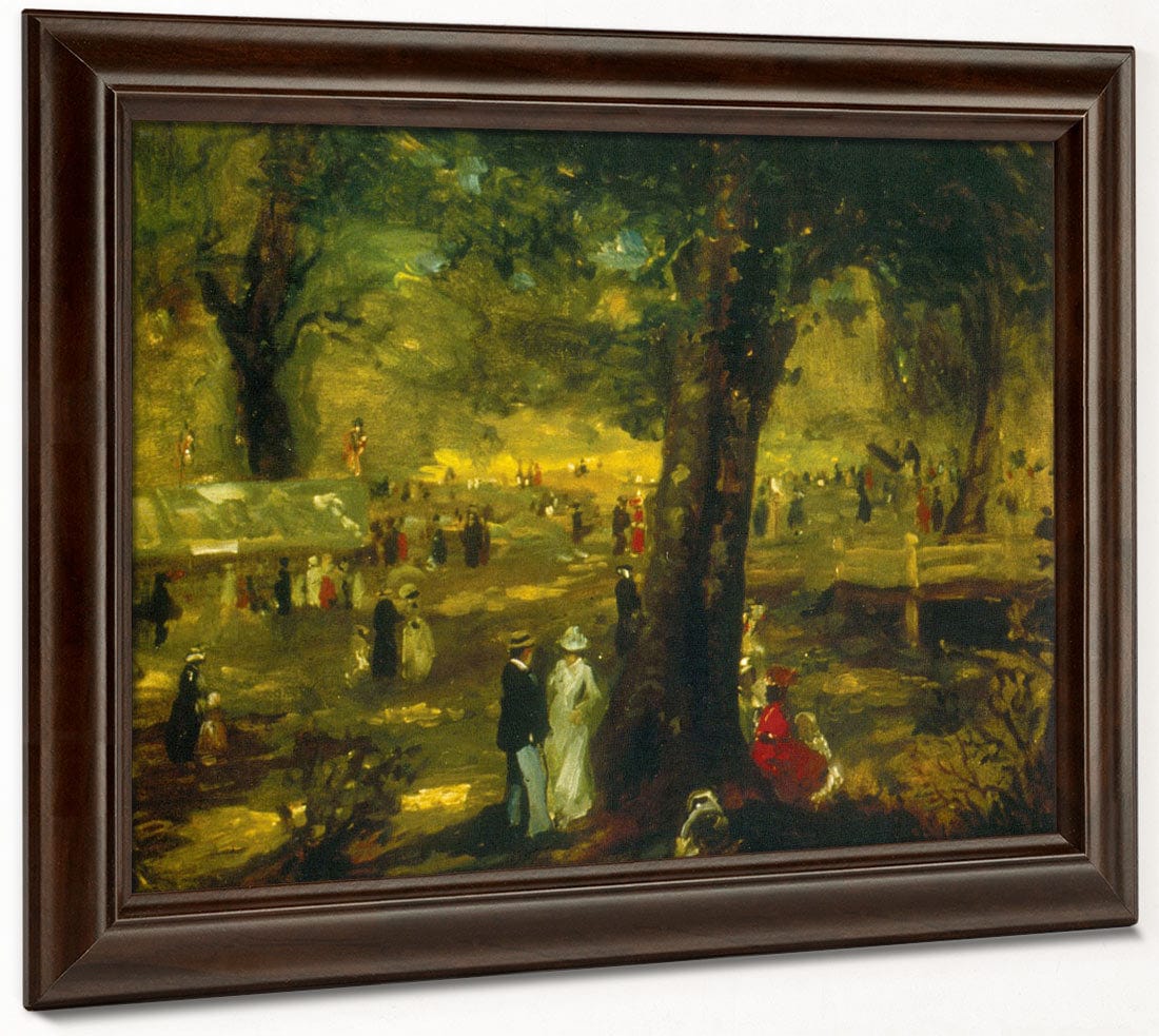 Picnic At Meshoppen 1902 By Robert Henri Scan - Image 6