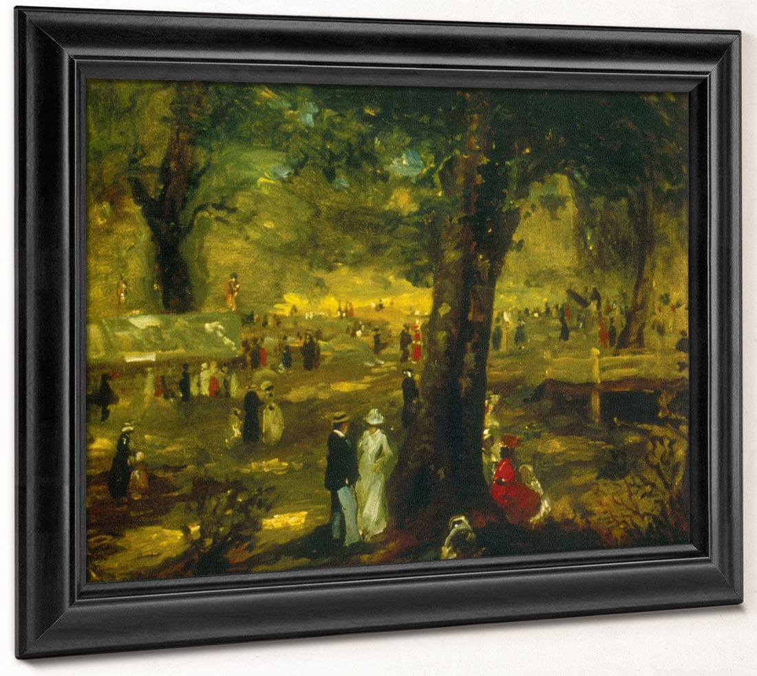 Picnic At Meshoppen 1902 By Robert Henri Scan - Image 8